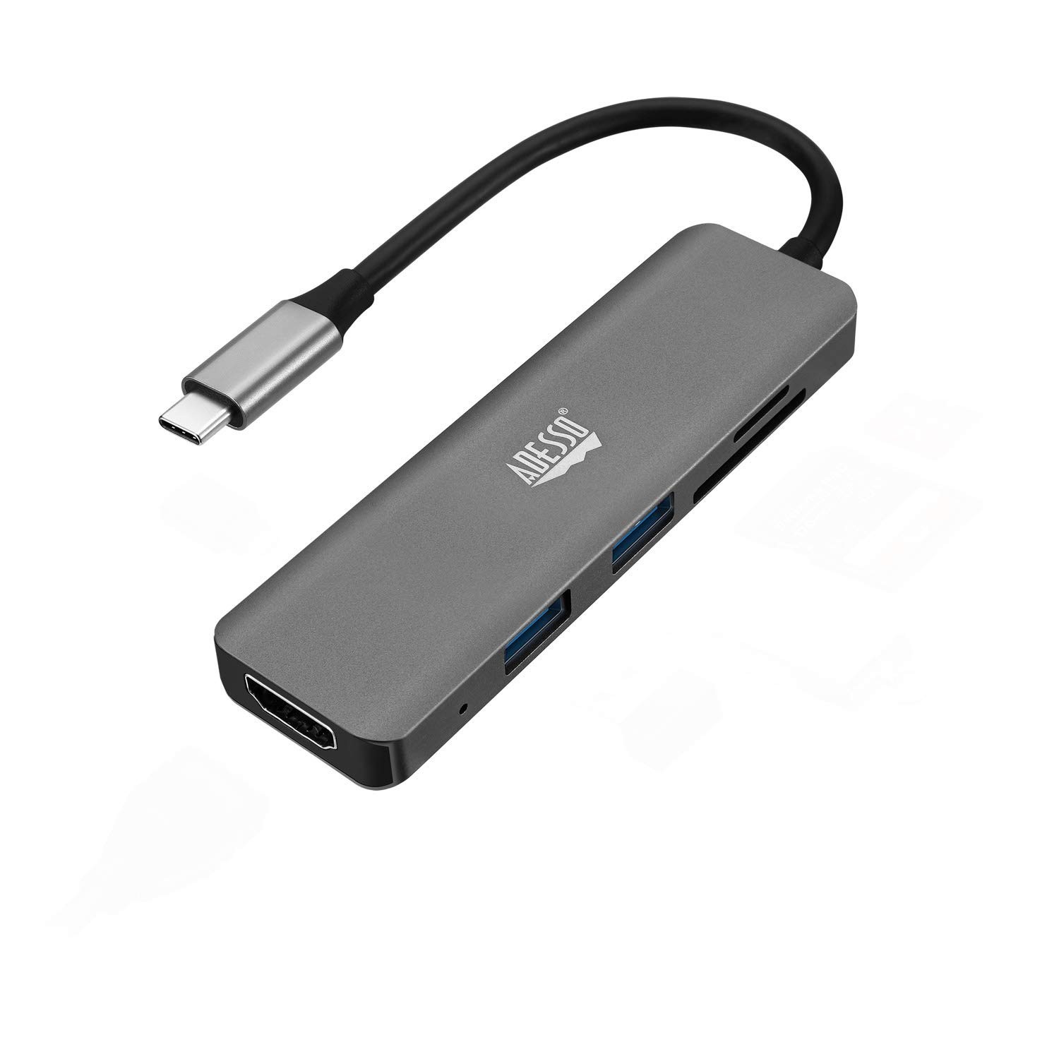 Adesso 6 in 1 USB-C Multiport Docking Station