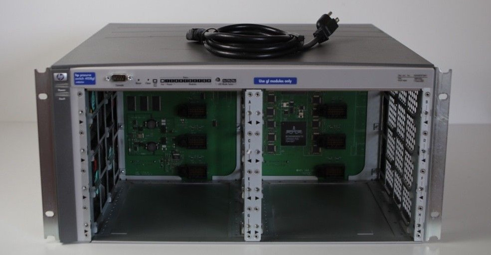 HP Procurve J4865A Card Chassis Unit 