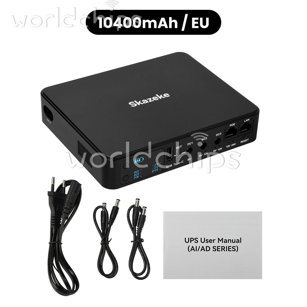 AD2P UPS Uninterruptible Power Supply Router Wifi Modem Emergency Battery Backup