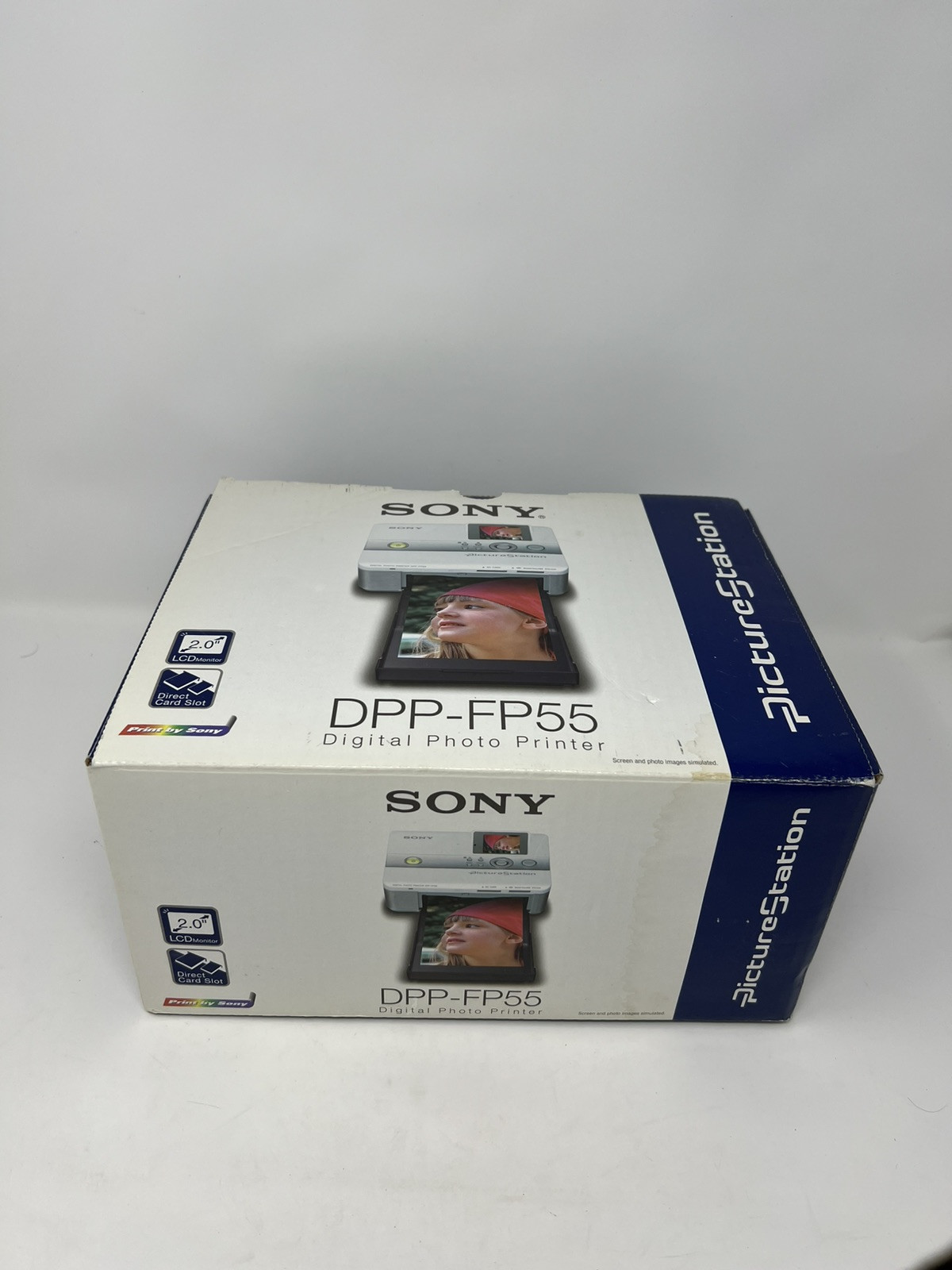 Sony PictureStation DPP-FP55 Digital Photo Printer White 2.0 LCD PictBridge Box