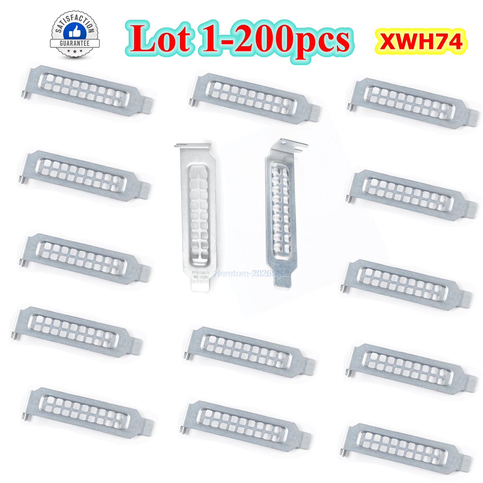 LOT DELL R740 R740XD R640 R540 R840 LOWPROFILE PCI REAR BRACKET SLOT COVER PLATE