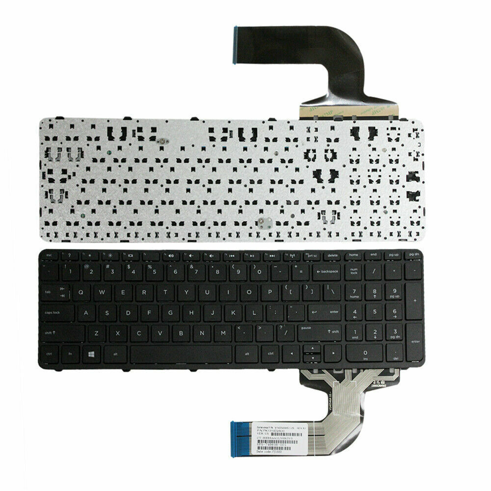 New HP 15-r253cl 15-r263dx 15-R030WM 15-R063nr Black Laptop US Keyboard