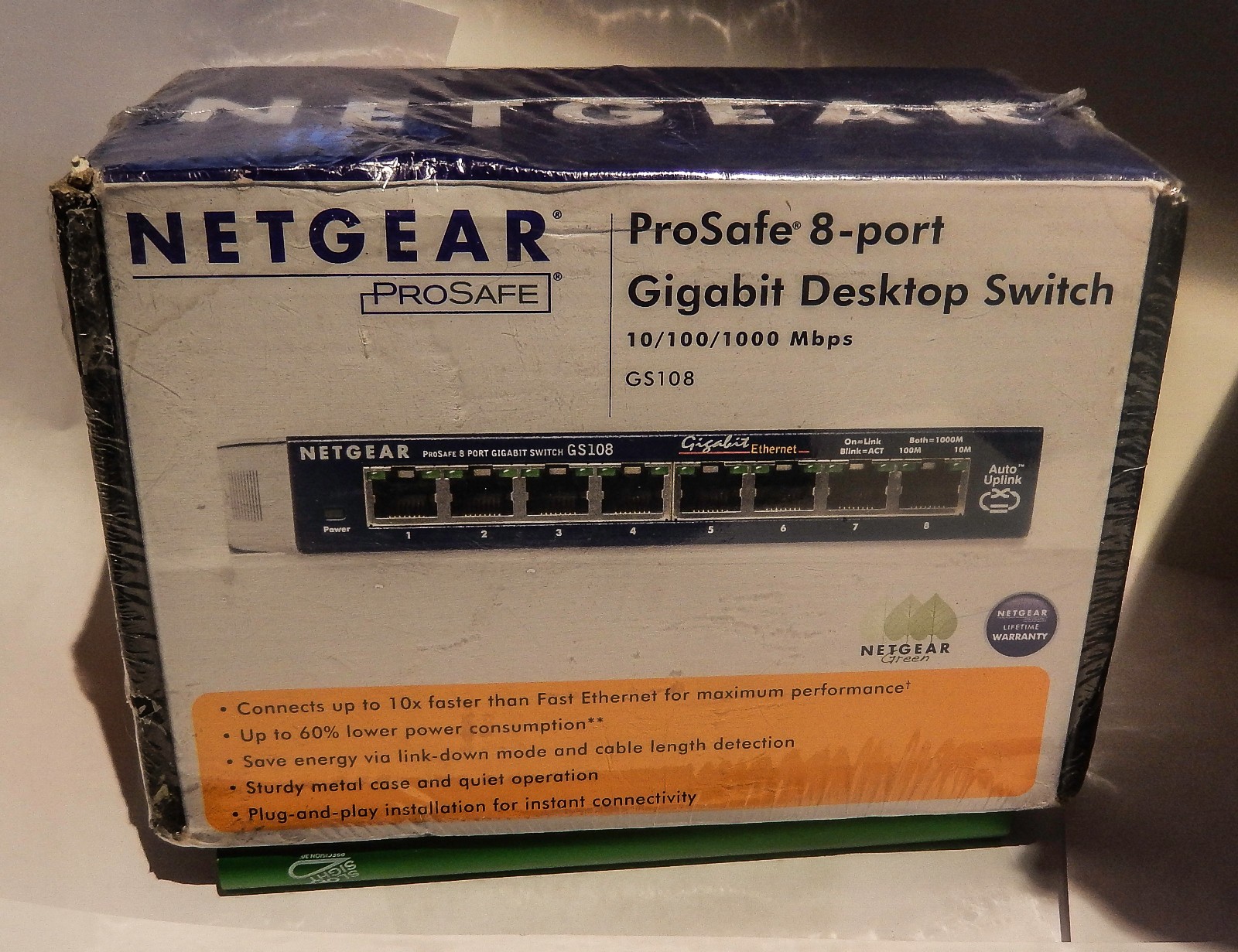 ✅ NEW NETGEAR GS108 Pro Safe 8-Port Gigabit Desktop 1000 mbps NEW SEALED ✅