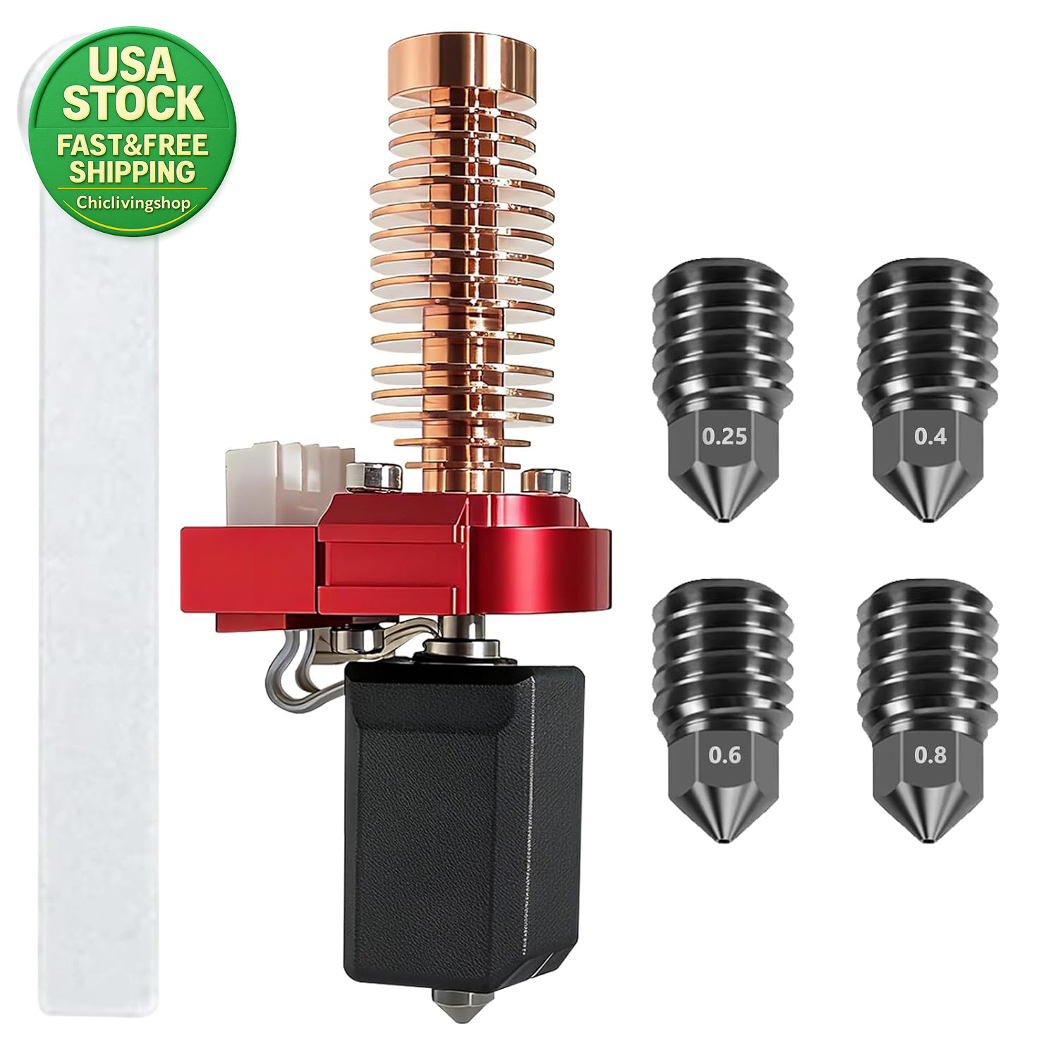 High Thermal Conductivity Hotend for Flashforge Adventurer 5M 5M Pro Extruder