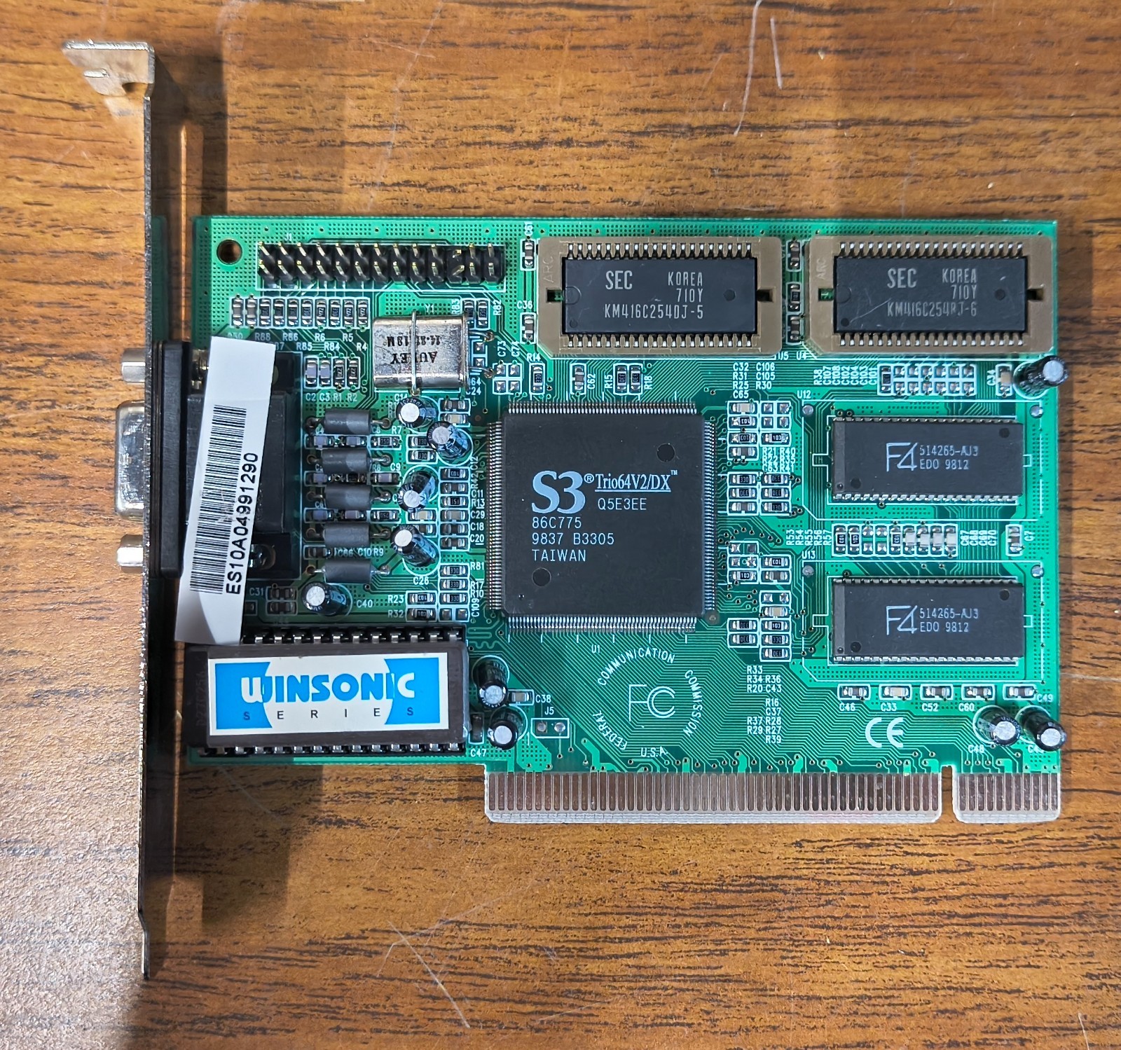 Aristo Winsonic CT39V775-2 S3 Trio64V2/DX 2MB PCI Graphics Card - Retro 90s