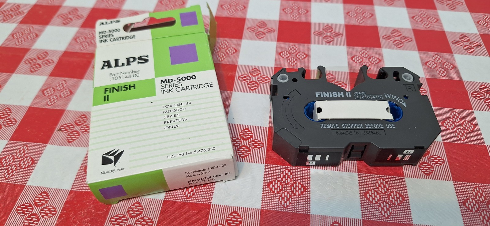 🖨️ ALPS MD 5000 5500 Series Printer Ink Cartridge Finish II 105144-00