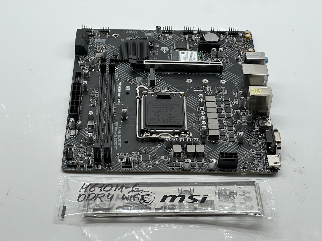 MSI PRO H610M-G WiFi DDR4 ProSeries Motherboard