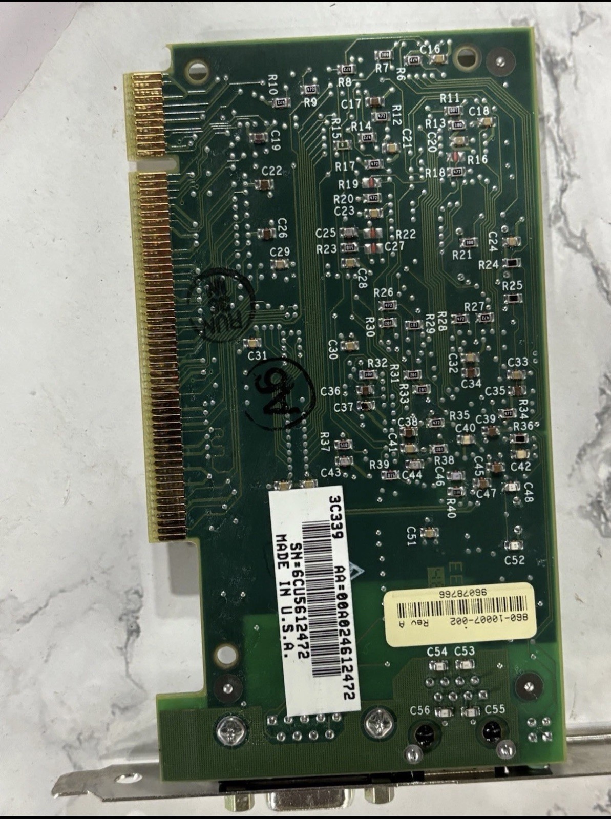 VINTAGE 1996 THOMAS CONRAD PCI TOKEN RING NETWORK CARD