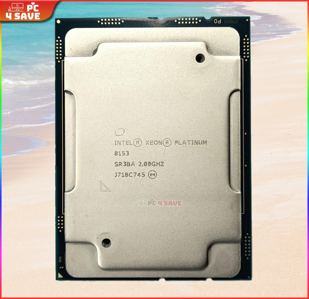 Intel Xeon Platinum 8153 CPU 2.0GHz 22MB 16-Core LGA3647 Server Processor SR3BA
