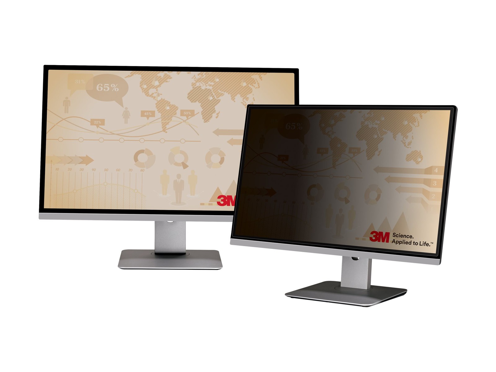 3M Privacy Filter PF235W9B for 23.5 Widescreen Monitor 7100196814