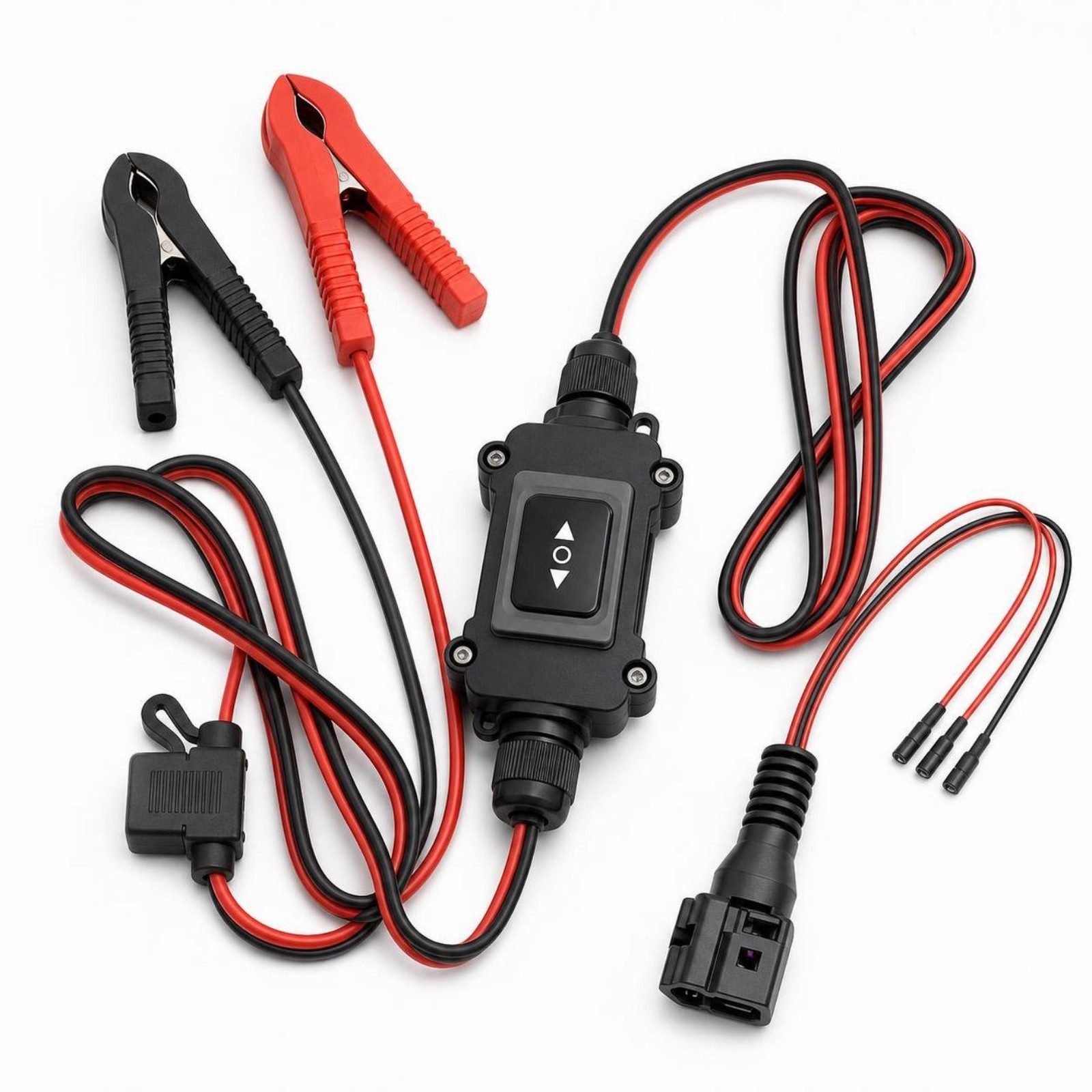 Motor Reset Tool with Pivoting Control Switch Fused for Garage, Mechanics