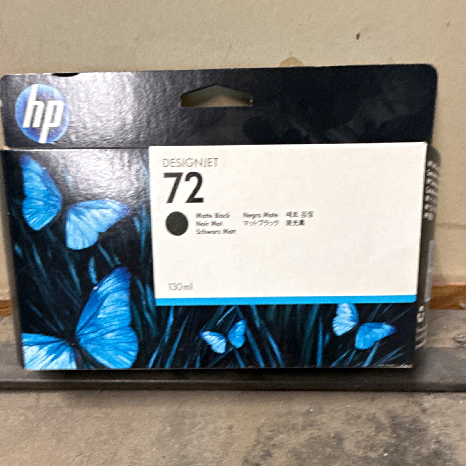 HP DesignJet 72 Genuine Original Inkjet Cartridge Matte Black 130ml