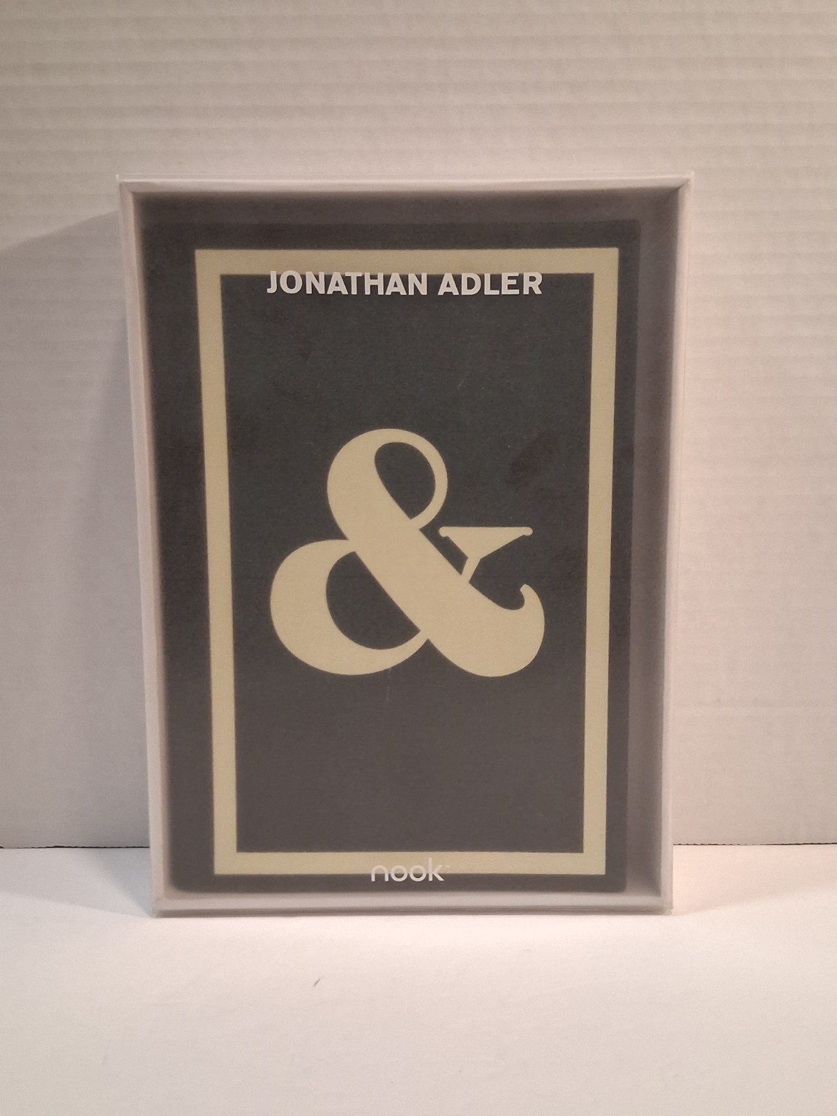 Vintage 2009 Nook Barnes & Noble Jonathan Adler Punctuation Black Cover 