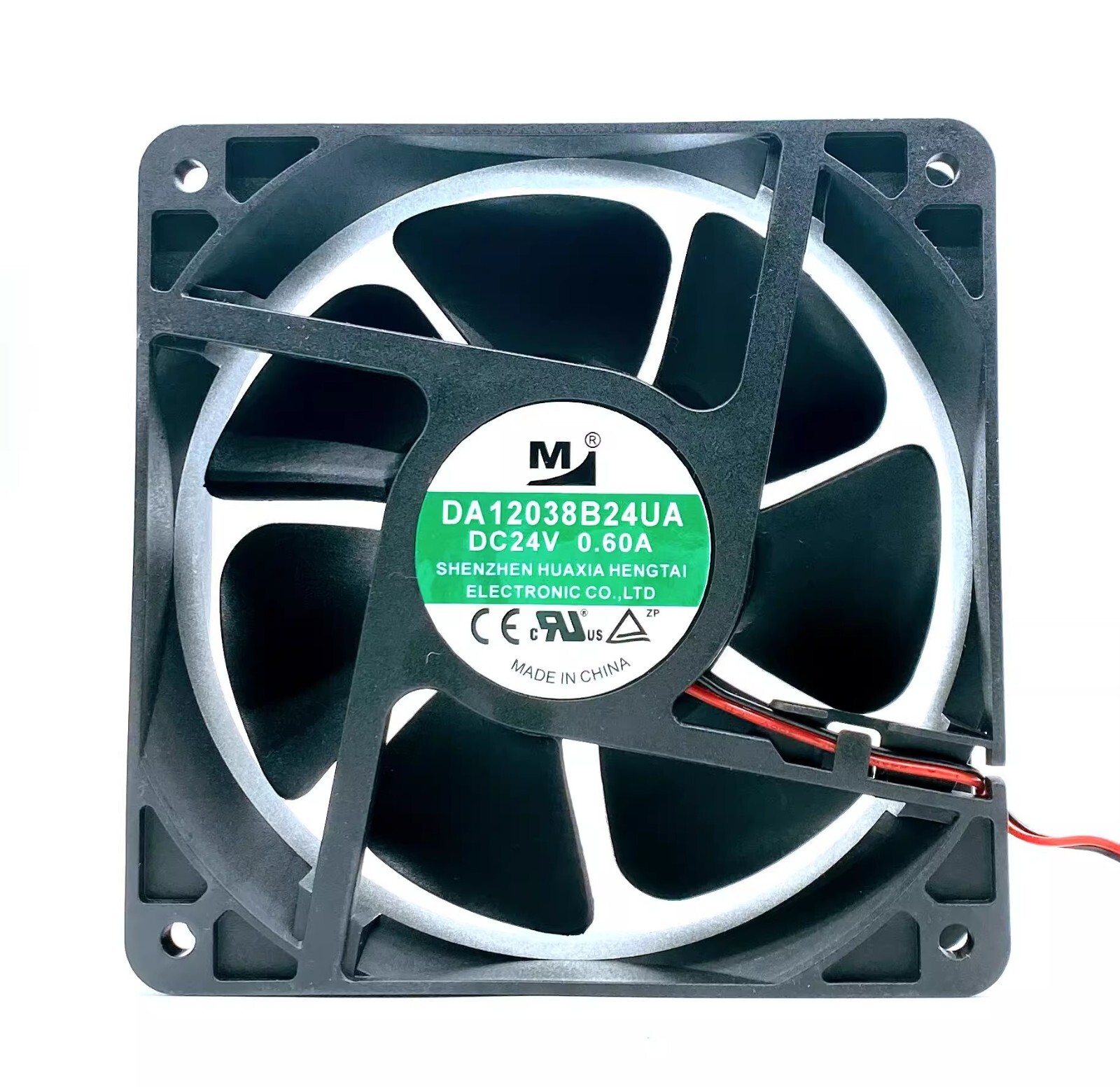 1PCS DA12038B24UA DC24V 0.6A 2-Wire Silent Cooling Fan
