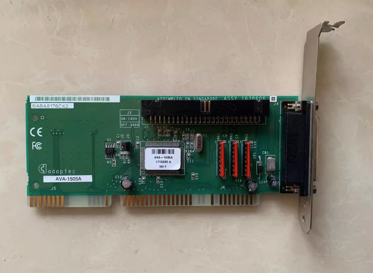 1pc used  adaptec AVA-10505A ISA Serial port Card