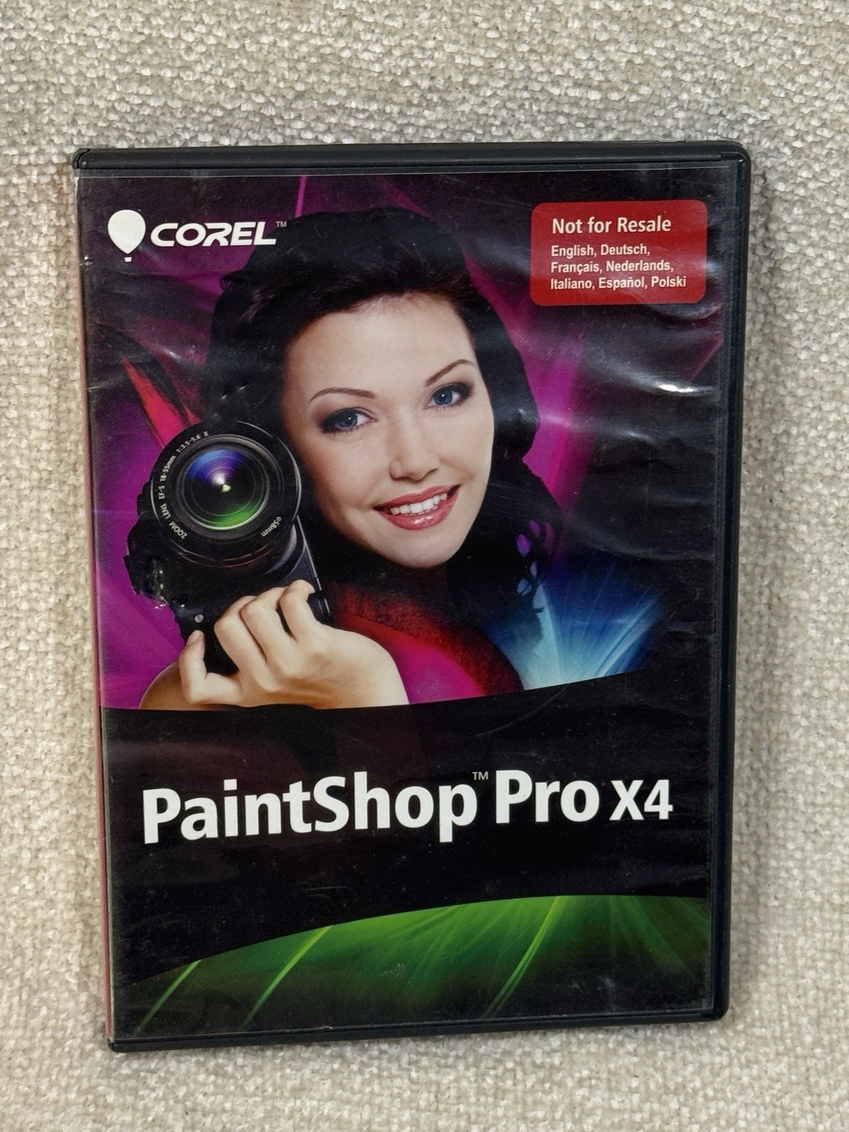 Corel PaintShop Pro X4 PC Software CD Photo Editing Windows XP 7