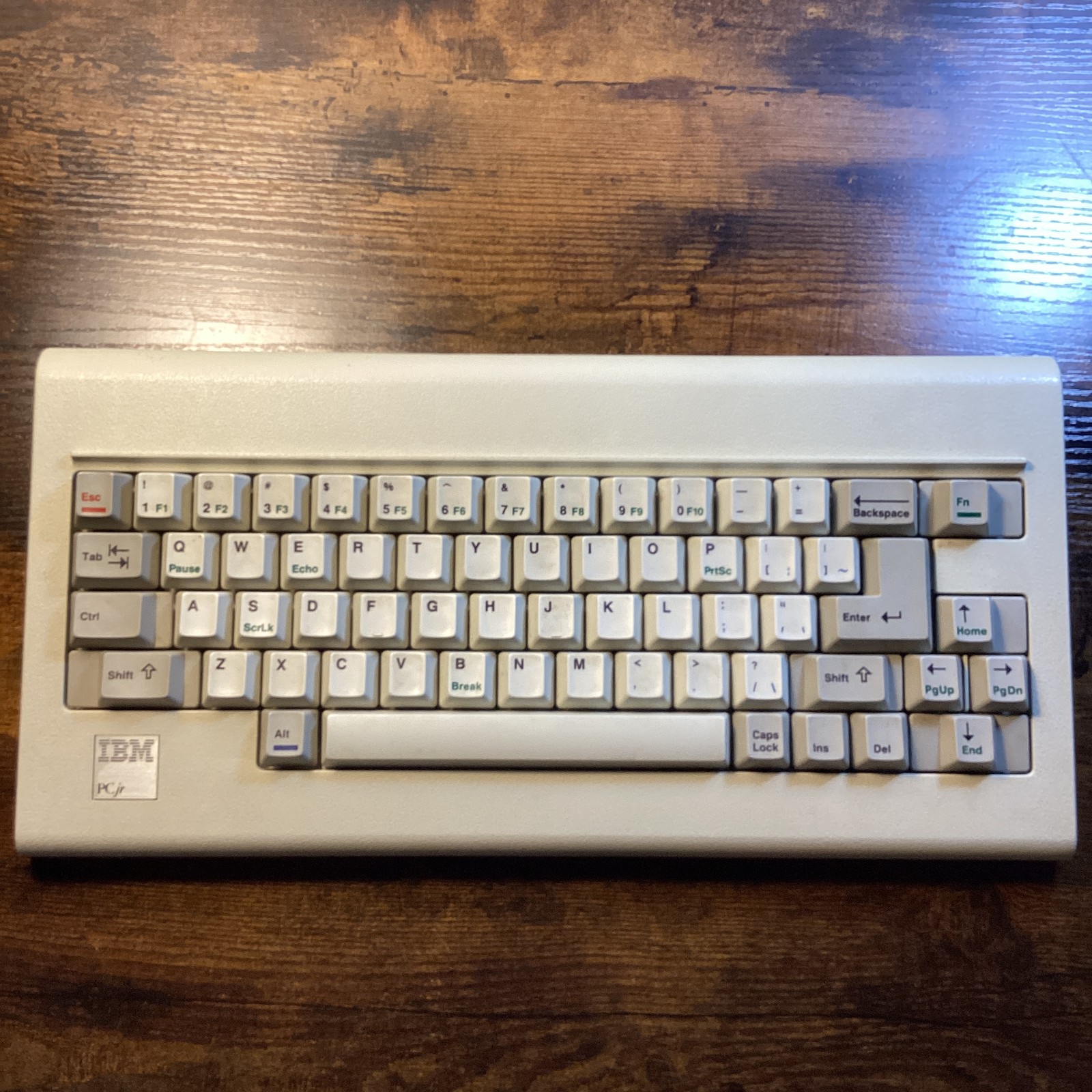 IBM PCjr Wireless Infrared Keyboard Model 7257 Vintage 1983 TESTED WORKING