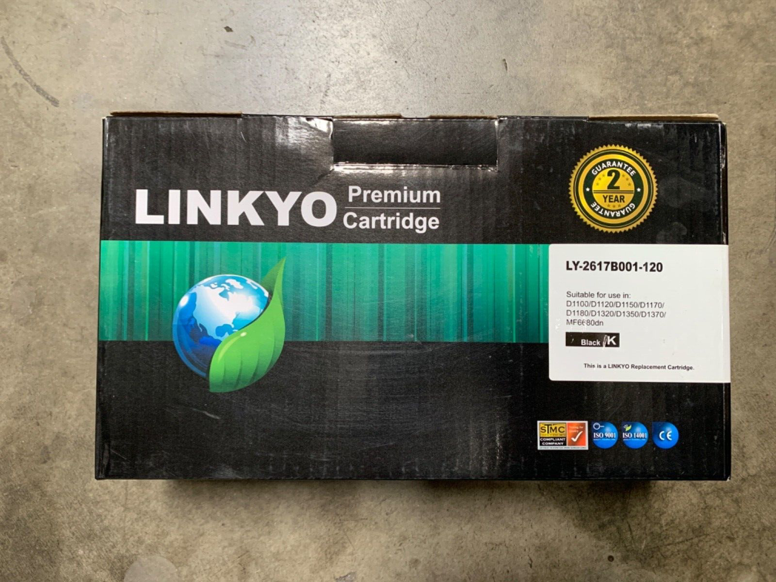 New Linkyo Premium Cartridge Replacement Ink Toner LY-2617B001-120 Black