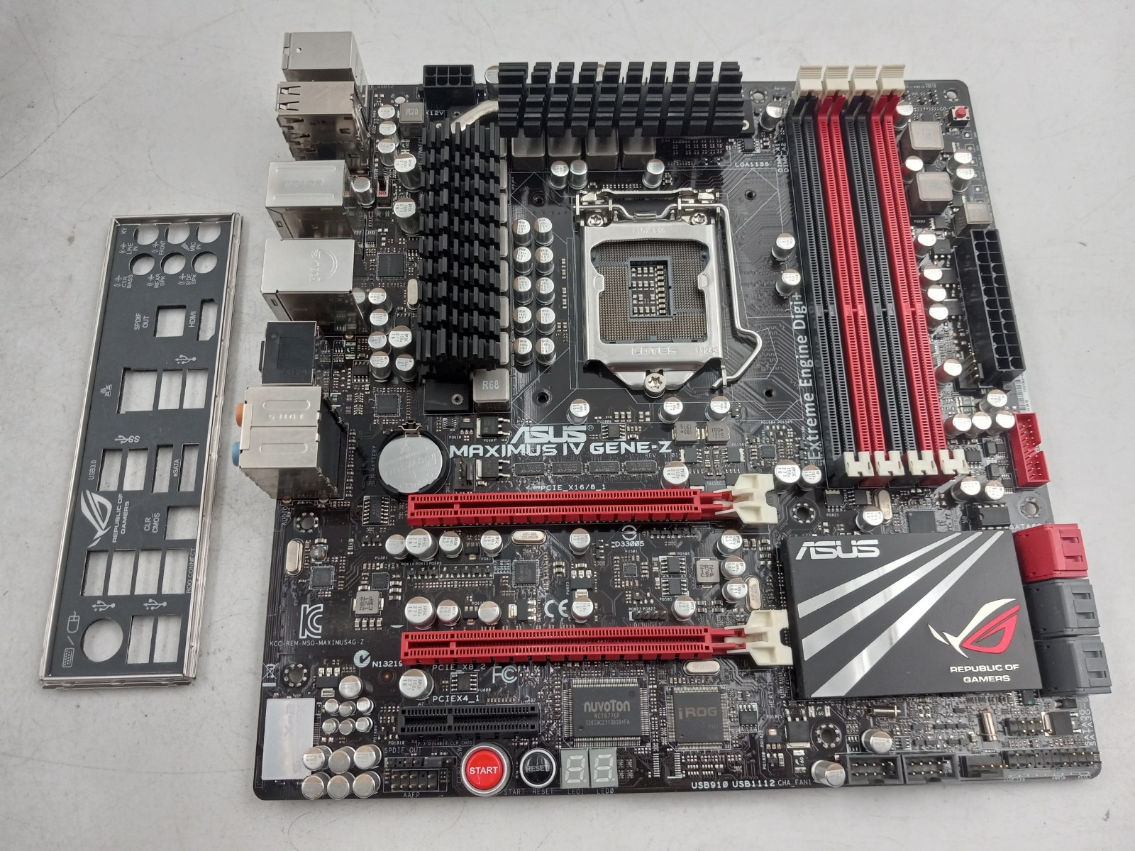 ASUS MAXIMUS IV GENE Z LGA1155 MOTHERBOARD (MBD08)