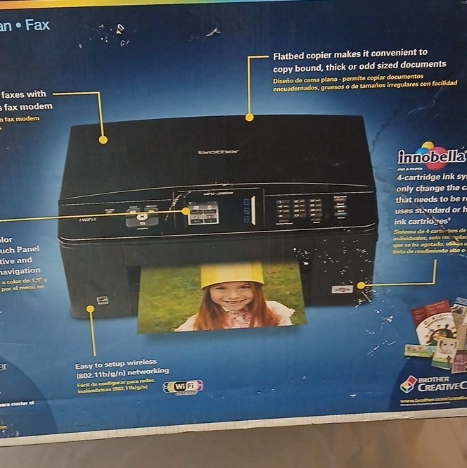 Brother MFC-J280W All In One Inkjet Printer Rare Brand New Sealed (Read)