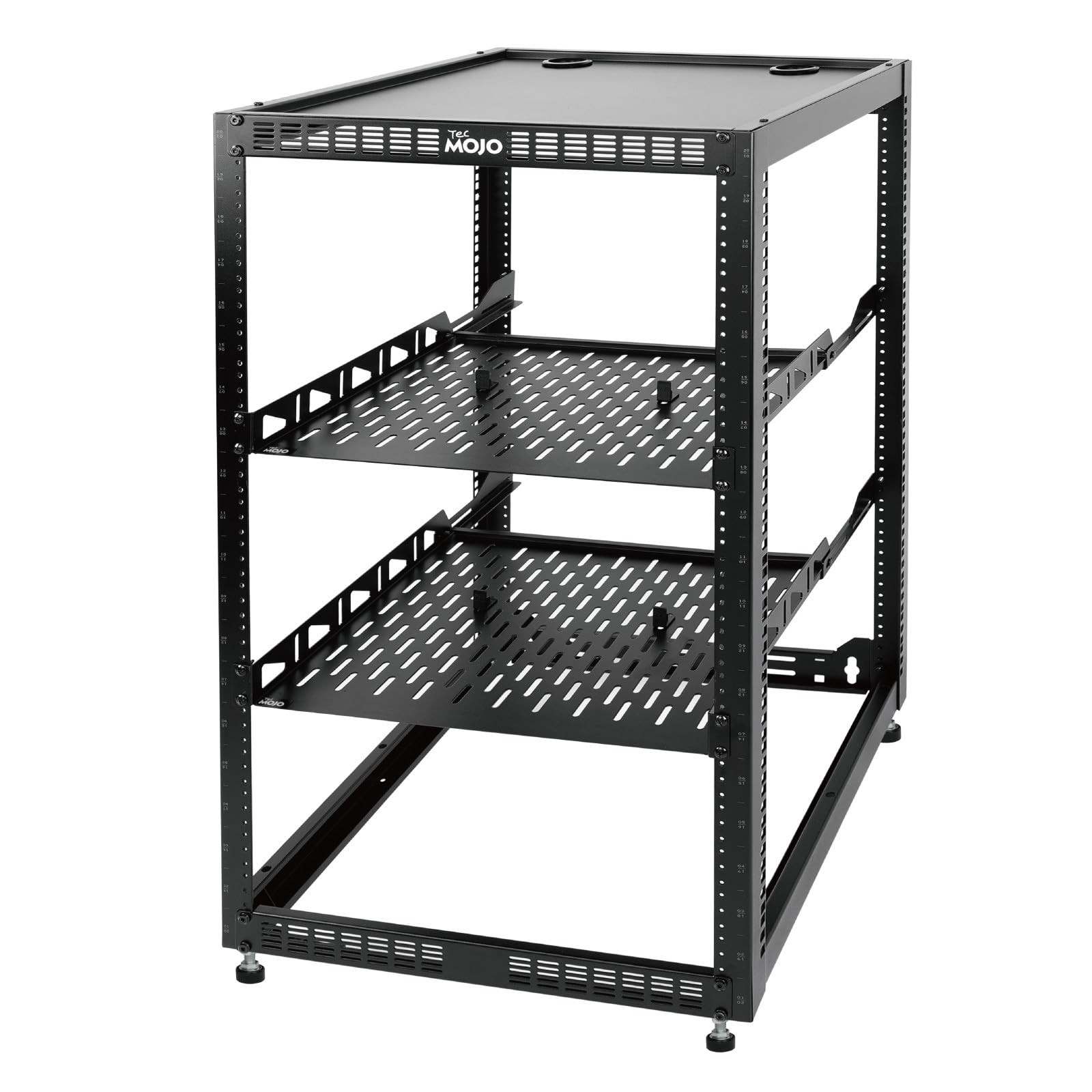 Tecmojo 20U Open Frame Network Rack Floor Wall Mount Shelves
