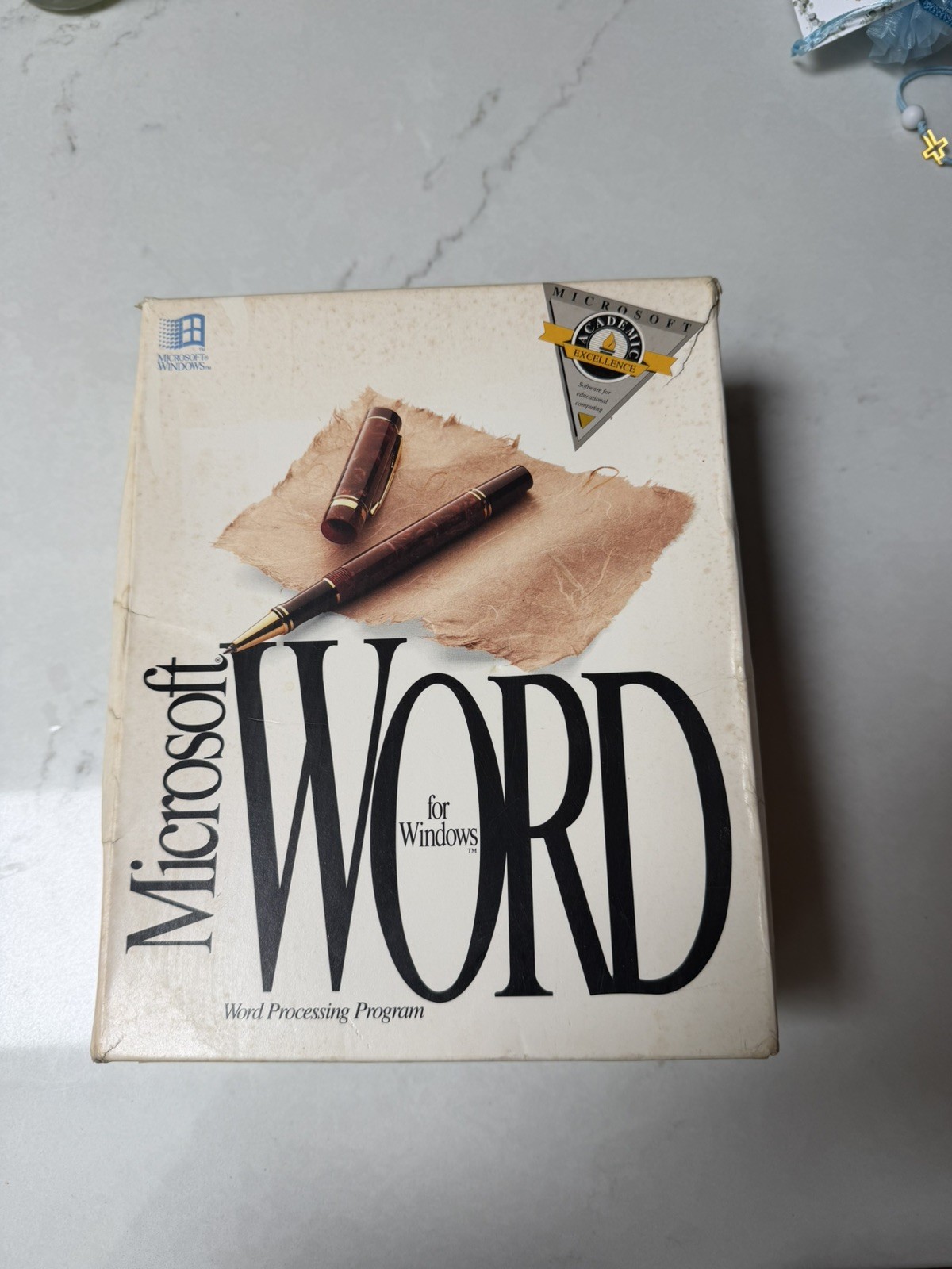 Vintage Microsoft Word for Windows 2.0 (1992) – Opened Old Stock – Rare