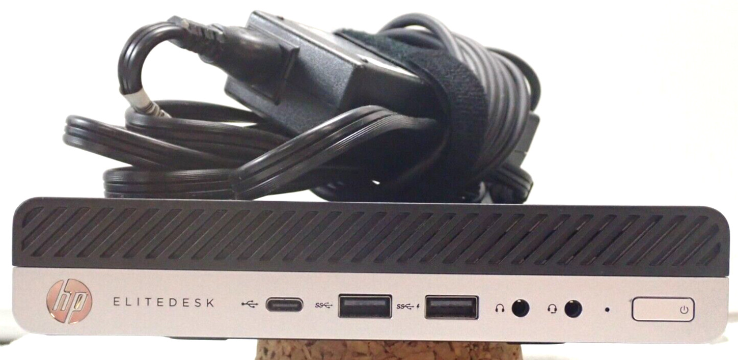 HP EliteDesk 800 G5 Mini Intel i5-9500T 2.20GHz 8GB RAM 256GB SSD Adapter