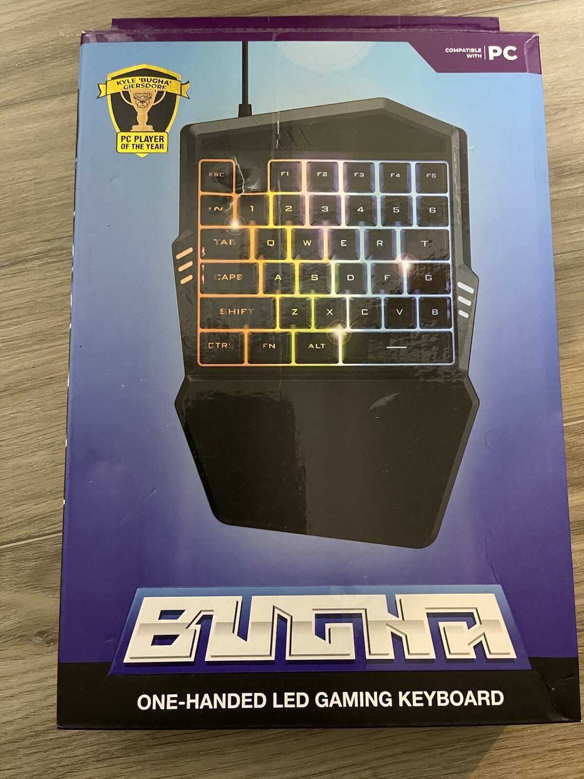 BUGHA ONE-HANDED LED GAMING KEYBOARD