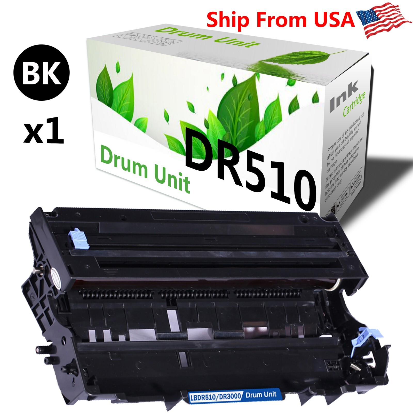 1-Pack Compatible DR-510 Drum Unit Work With HL-5040 Printer