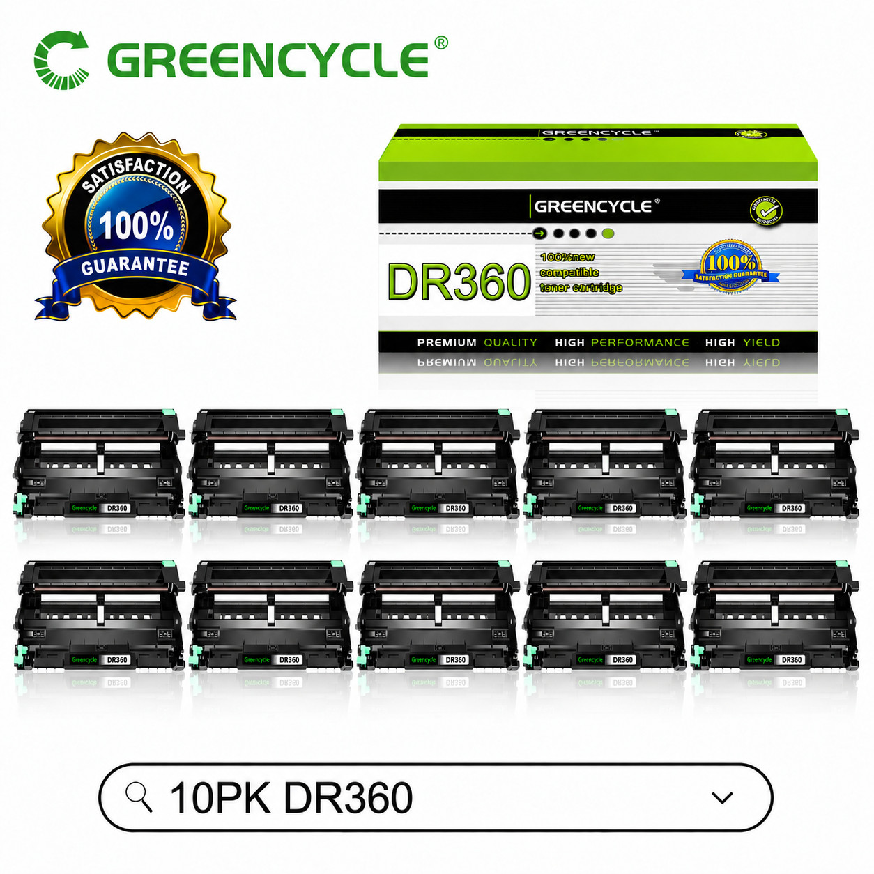 10PK DR360 Drum Unit Fits For Brother DR-360 MFC-7320 MFC-7320R 7345DN MFC-7345N
