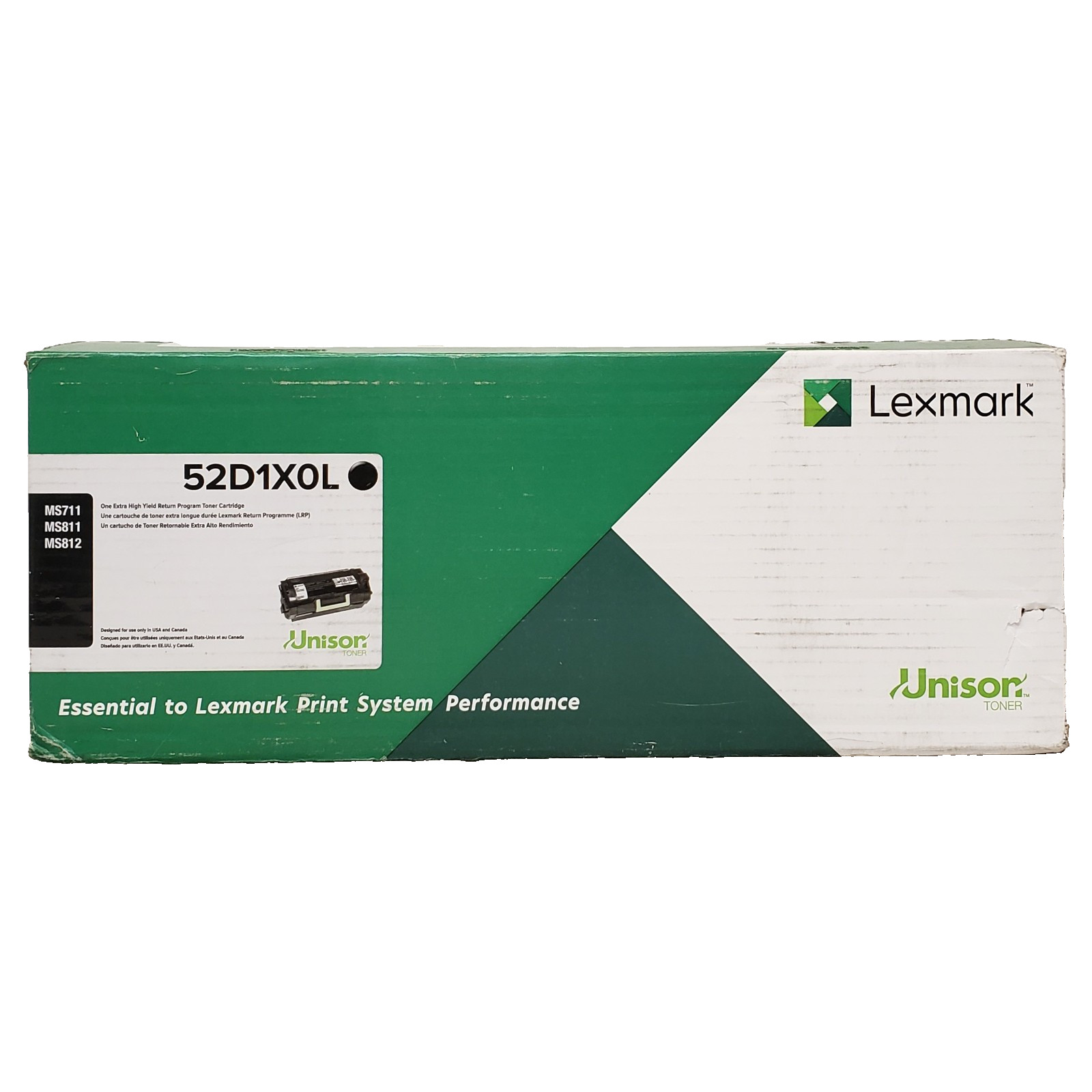 Lexmark 52D1X0L Black Extra High-Yield Toner Cartridge MX810, MS/MX711, 811, 812