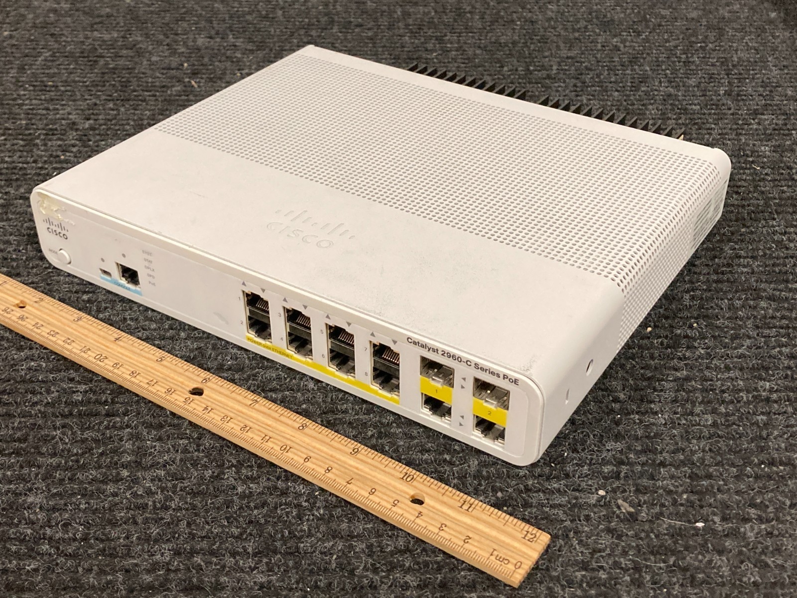 Cisco WS-C2960C-8PC-L 8-Port Catalyst Network Switch w/ Power Cord