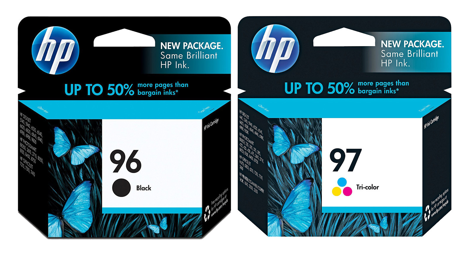 GENUINE NEW HP 96/97 (C8767WN/C9363WN) Ink Cartridge 2-Pack
