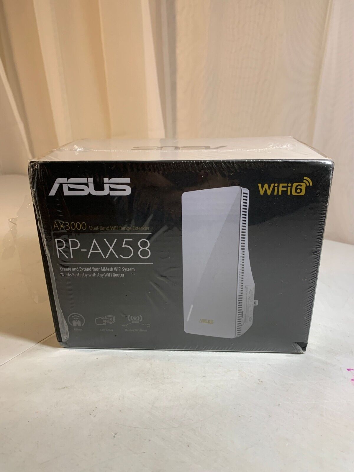 Asus RP-AX58 White High Speed AX3000 Wireless Dual Band WiFi Range Extender