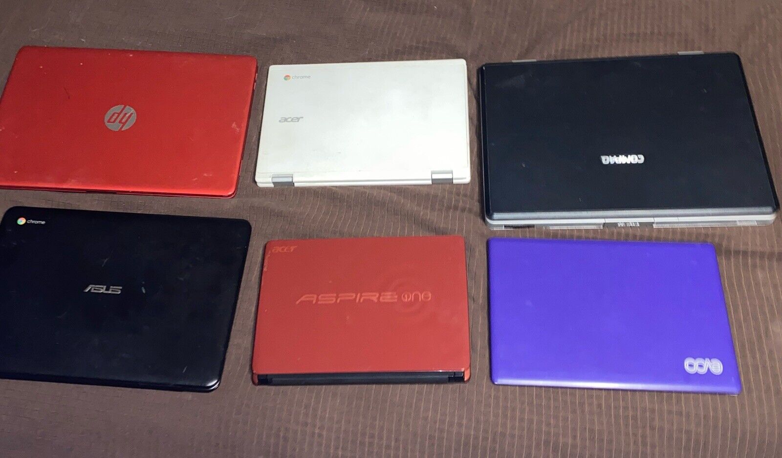 Lot of Six Laptops Lenova HP and More (UNTESTED)  For Parts Only (read)