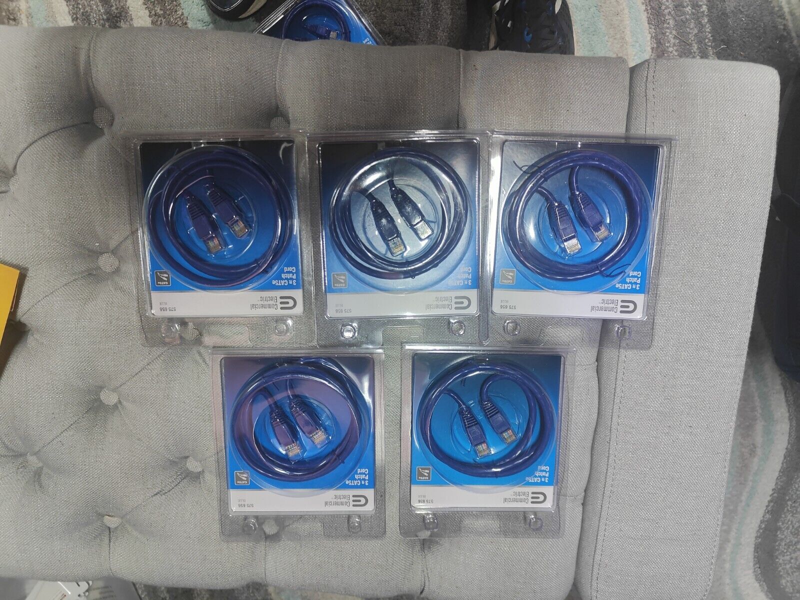 New Commercial Electric 3 Ft Cat5e Patch