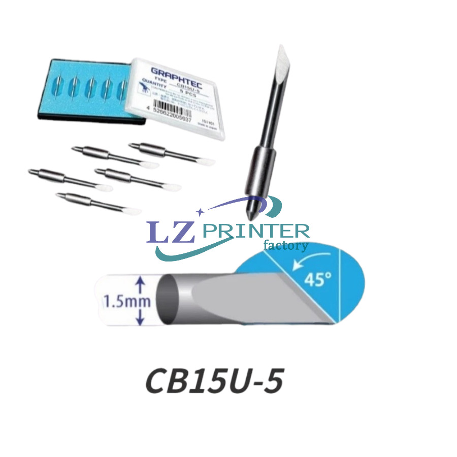 5 blades pack New and Original Graphtec CB15U-5 Blades High quality