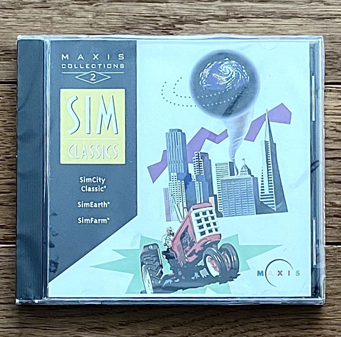 SIM CLASSICS Collection—SimCity Classic, SimEarth, SimFarm  (Brand–New Sealed)