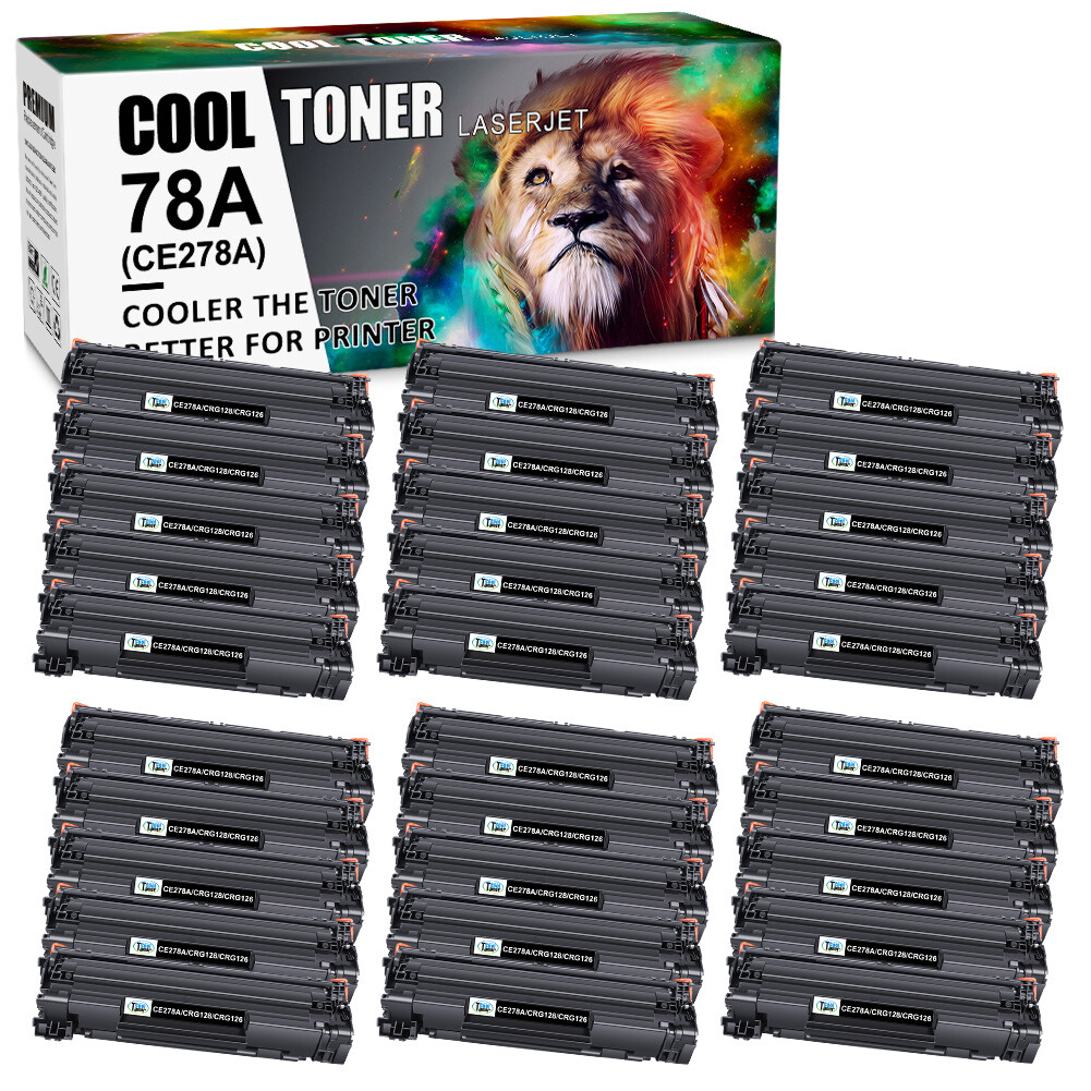 30 Pack CE278A 78A Toner Cartridge For HP LaserJet Pro M1536 MFP M1536DNF P1600