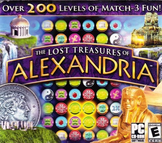 The Lost Treasures Of Alexandria PC CD match sphere symbols puzzle arcade game