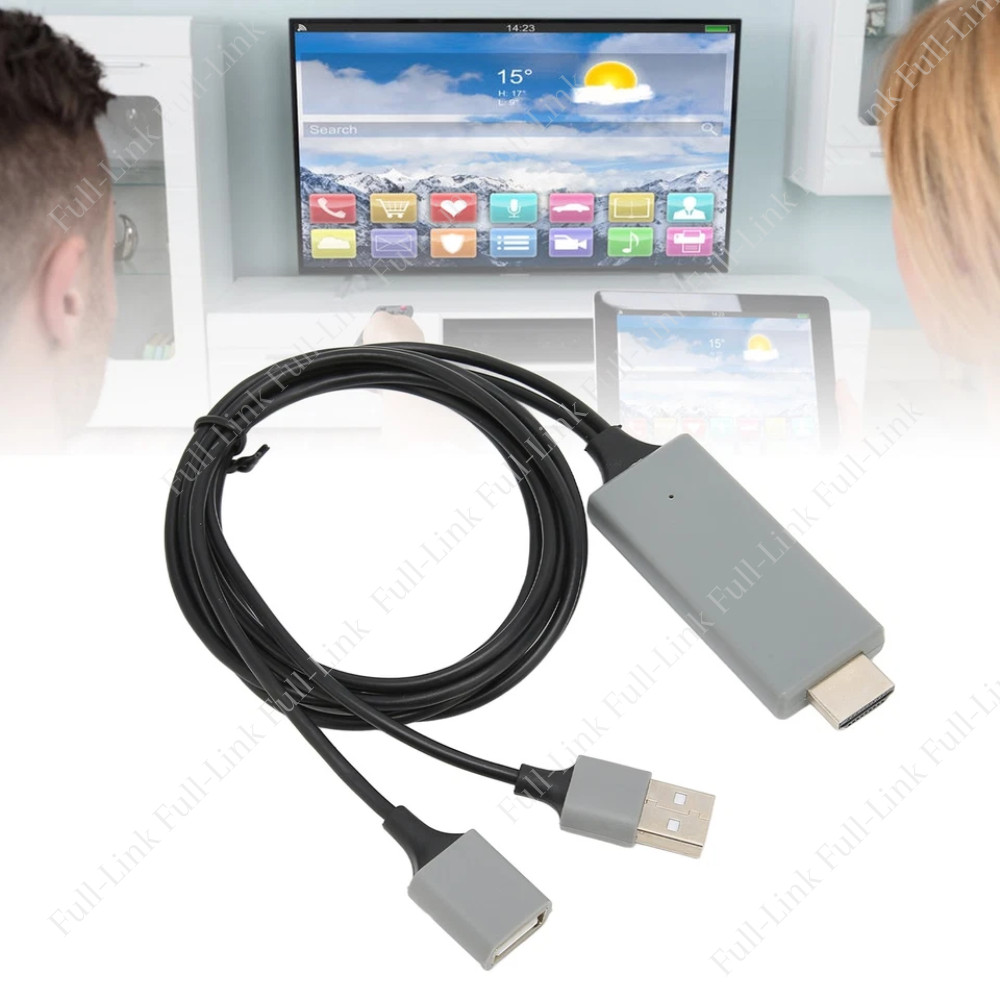 1080P HDMI Mirroring AV Cable for iPhone iPad Android Phone to TV HDTV Adapter