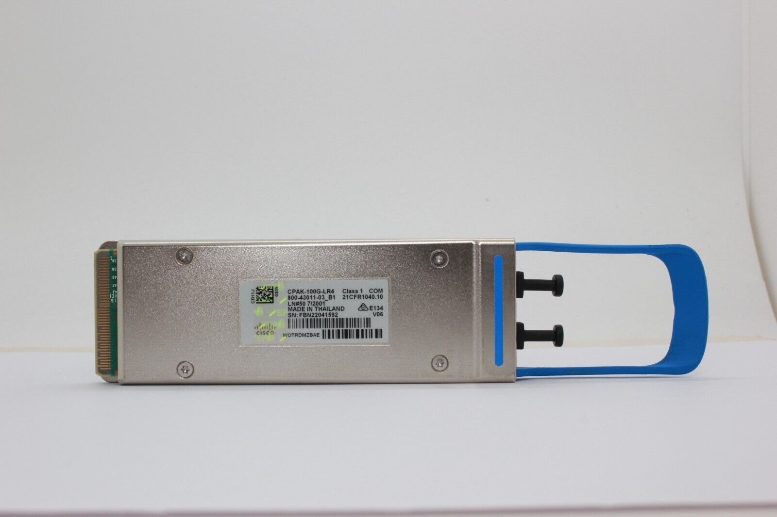 Cisco Green Hologram CPAK-100G-LR4 800-43011-03 Genuine SMF Transceiver