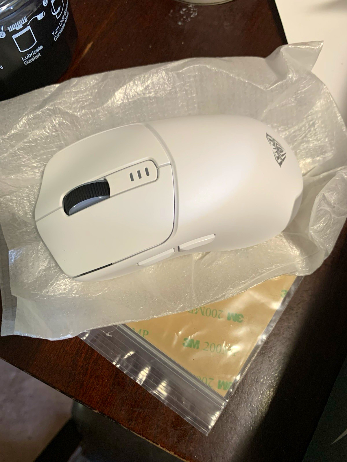 AULA SC580 Wireless Bluetooth Mouse White, 10000 DPI Optical, 6 Buttons