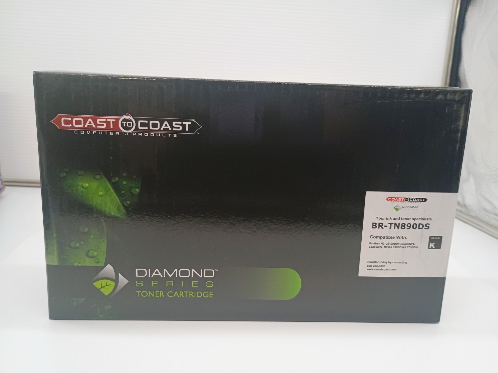 Coast To Coast Computer Products Diamond Series Toner Cartridge,BR-DR890DS-Black