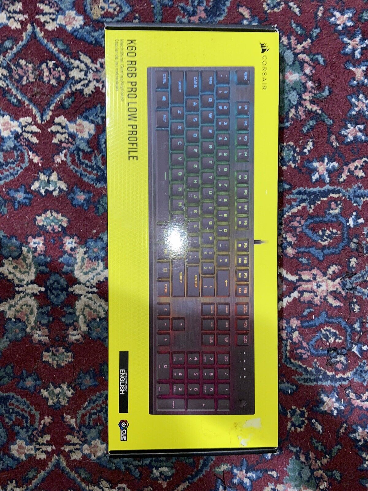 CORSAIR K60 RGB Pro Low Profile Wired Mechanical Gaming Keyboard (New)