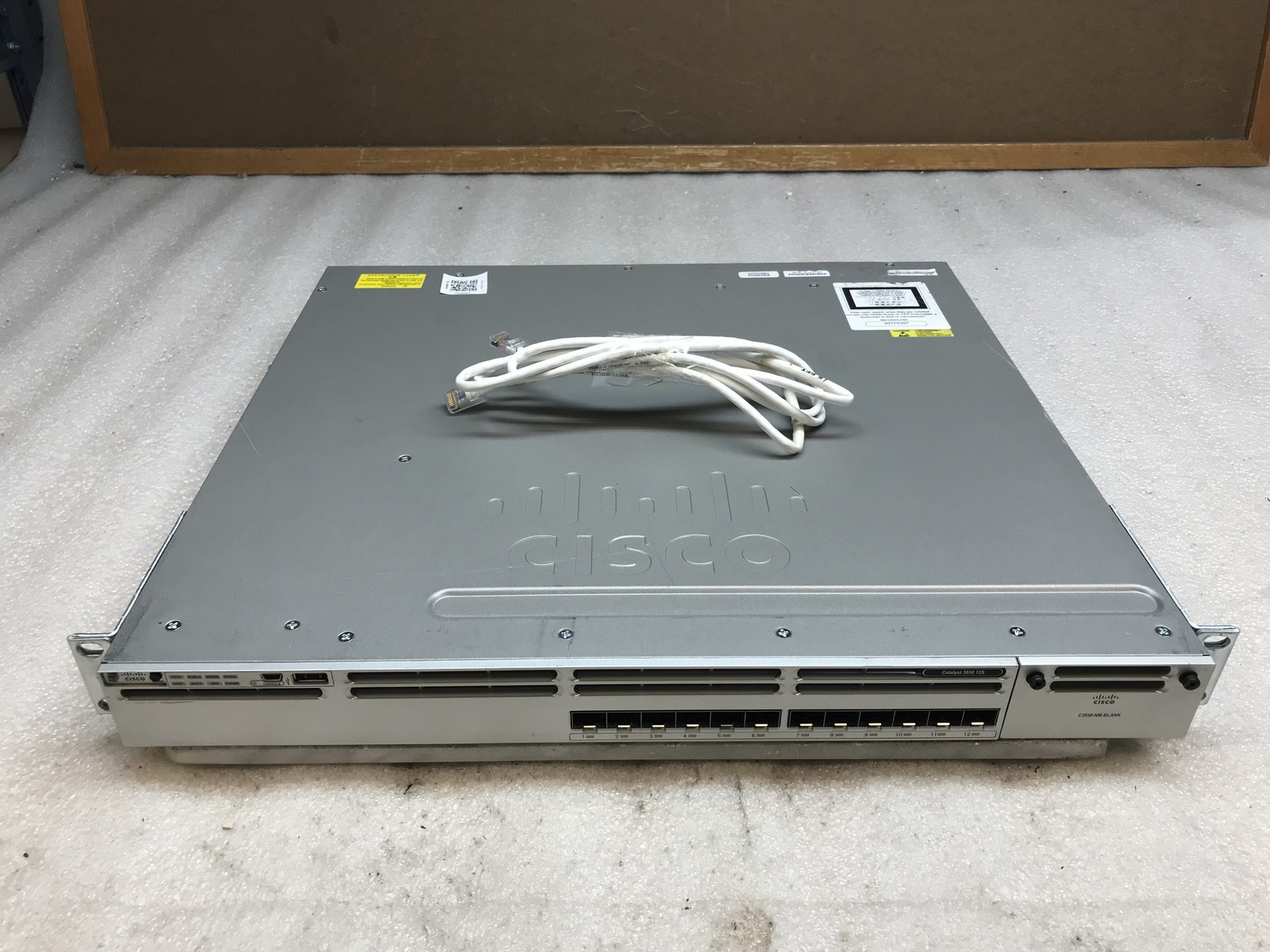 Cisco Catalyst WS-C3850-12S-S 12-Port Managed Switch - Tested / Factory Reset