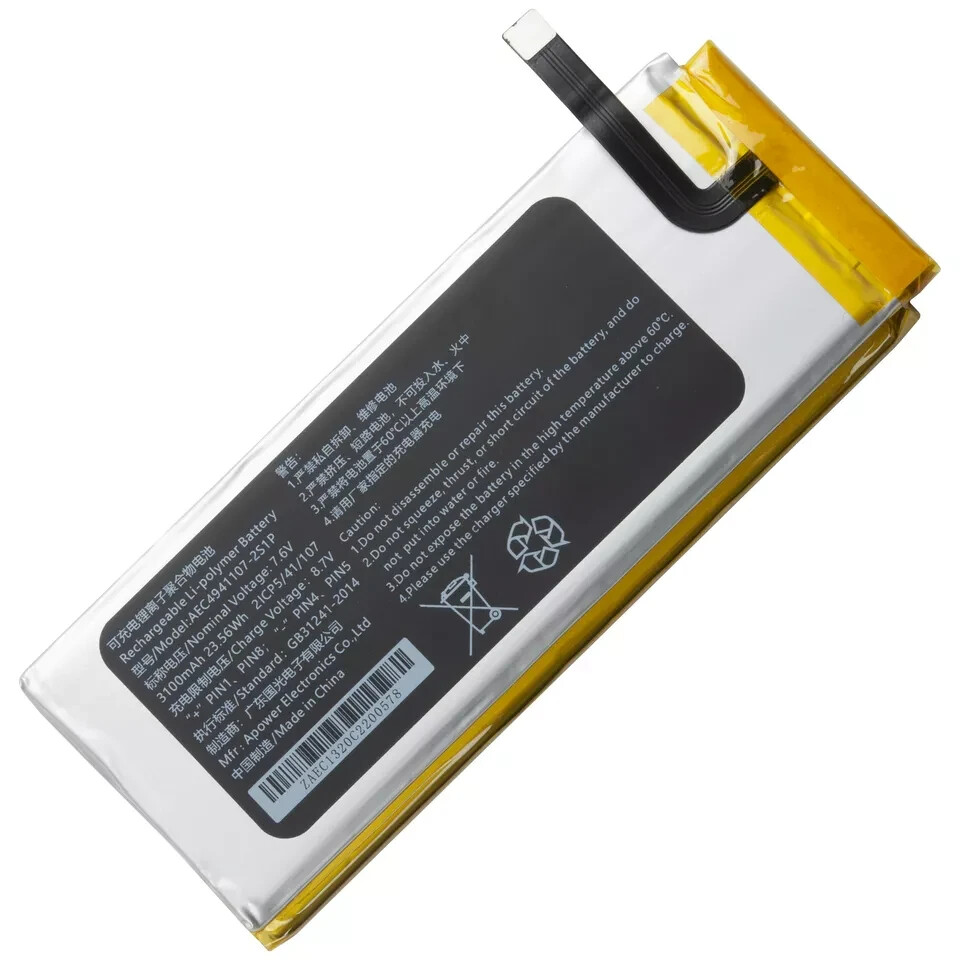 Genuine 4841105-2S AEC4941107-2S1P Battery f GPD MicroPC Handheld Gaming GamePad