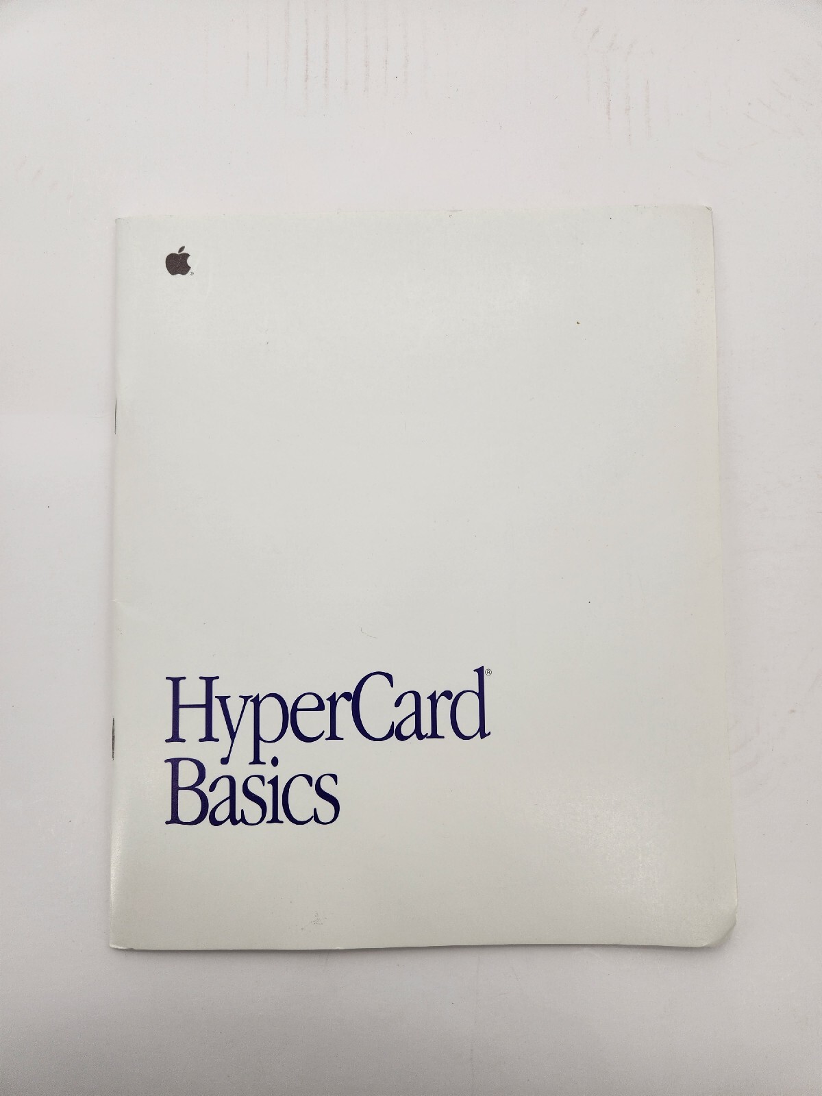 1990 Apple Macintosh Mac HyperCard Basics Software and Manual 030-3498-B