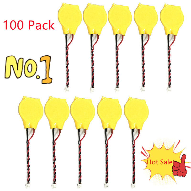 100x RTC BIOS CMOS Battery For Lenovo Acer HP Dell Asus Toshiba IBM Laptop 2-Pin