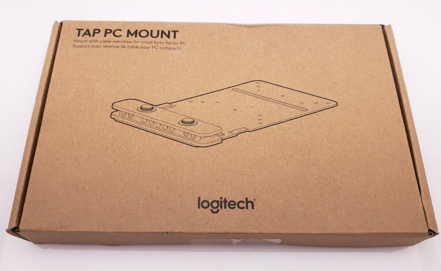 Sealed Logitech TAP PC Mount Bracket for Chromeboxes & Mini PCs PN: 939-001825